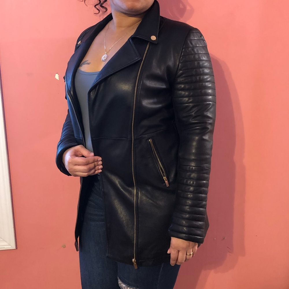 Bartley Mischka leather jacket
